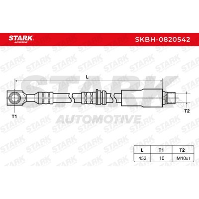Brake Hose Stark SKBH-0820542 SKBH-0820542 - photo 2
