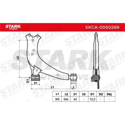 Control Arm Stark SKCA-0050269 SKCA-0050269 - photo 7