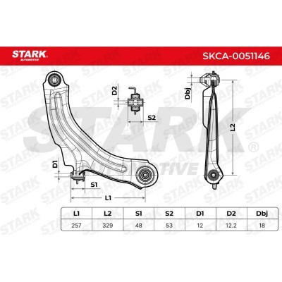 Control Arm Stark SKCA-0051146 SKCA-0051146 - photo 4