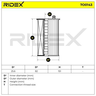 Oil Filter RIDEX 7O0143 7O0143 - photo 6