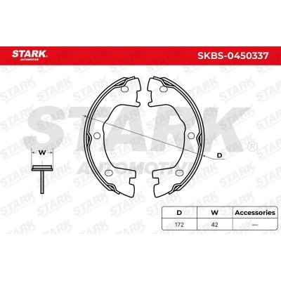 Brake Pads Set Stark SKBS-0450337 SKBS-0450337 - photo 5