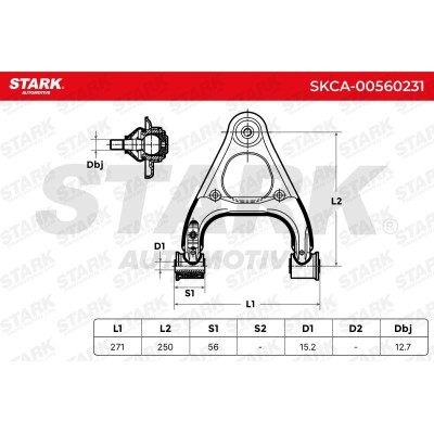 Control Arm Stark SKCA-00560231 SKCA-00560231 - photo 8