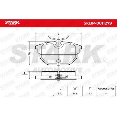 Brake Pads Set Stark SKBP-0011279 SKBP-0011279 - photo 6