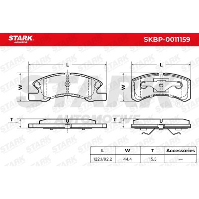 Brake Pads Set Stark SKBP-0011159 SKBP-0011159 - photo 3