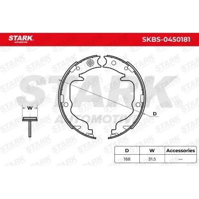 Brake Pads Set Stark SKBS-0450181 SKBS-0450181 - photo 5