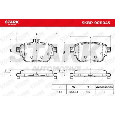Brake Pads Set Stark SKBP-0011045 SKBP-0011045 - photo 5