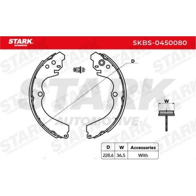 Brake Pads Set Stark SKBS-0450080 SKBS-0450080 - photo 5