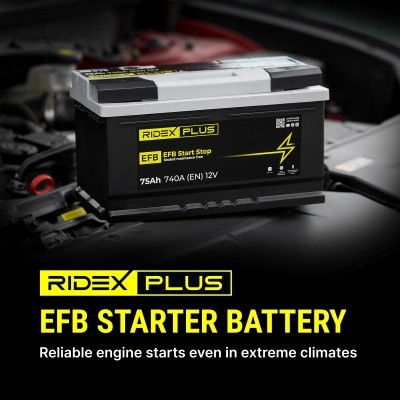 Starter Battery RIDEX 1S0046P 1S0046P - photo 7