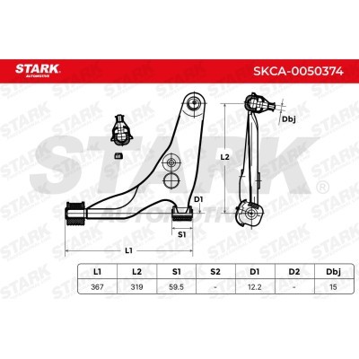 Control Arm Stark SKCA-0050374 SKCA-0050374 - photo 8