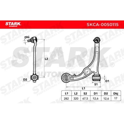 Control Arm Stark SKCA-0050115 SKCA-0050115 - photo 3