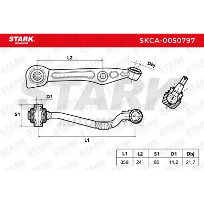 Control Arm Stark SKCA-0050797 SKCA-0050797 - photo 6