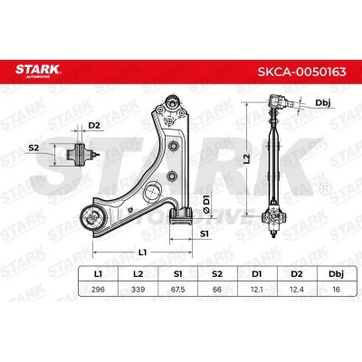 Control Arm Stark SKCA-0050163 SKCA-0050163 - photo 4