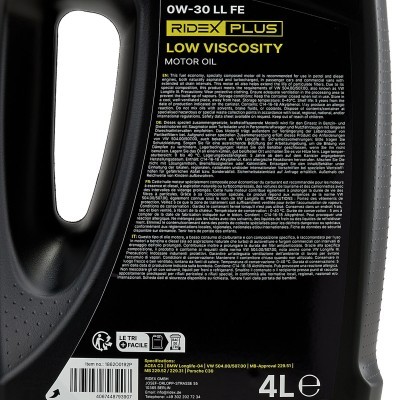 Engine Oil RIDEX 1862O0192P 1862O0192P - photo 5