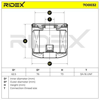 Oil Filter RIDEX 7O0032 7O0032 - photo 5