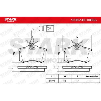 Brake Pads Set Stark SKBP-0010066 SKBP-0010066 - photo 4