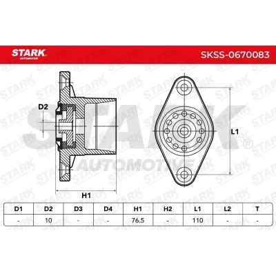 Strut Support Bearing Front Stark SKSS-0670083 SKSS-0670083 - photo 5