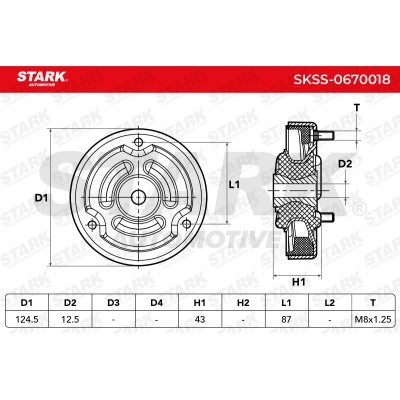 Strut Support Bearing Front Stark SKSS-0670018 SKSS-0670018 - photo 5