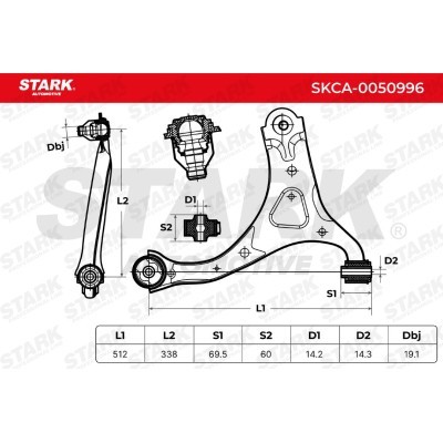 Control Arm Stark SKCA-0050996 SKCA-0050996 - photo 5