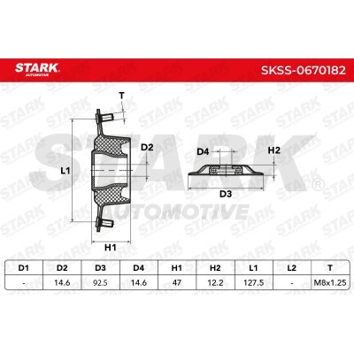 Strut Support Bearing Front Stark SKSS-0670182 SKSS-0670182 - photo 6