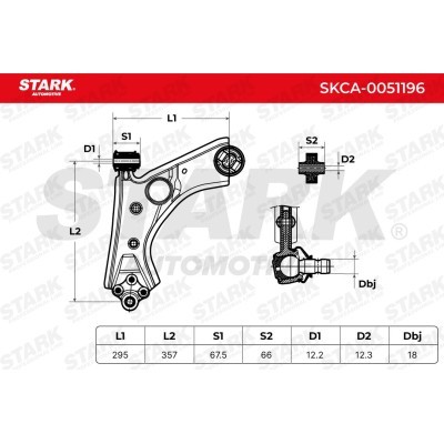Control Arm Stark SKCA-0051196 SKCA-0051196 - photo 6