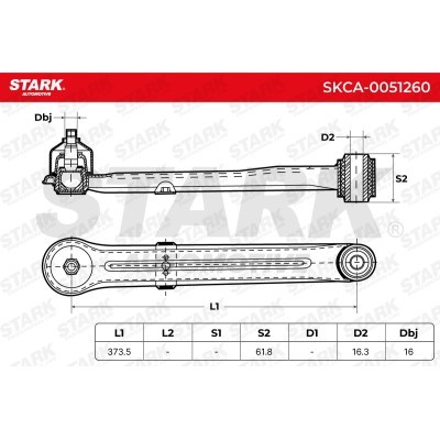Control Arm Stark SKCA-0051260 SKCA-0051260 - photo 7