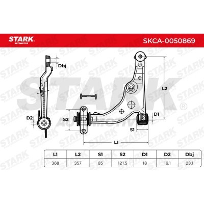 Control Arm Stark SKCA-0050869 SKCA-0050869 - photo 5