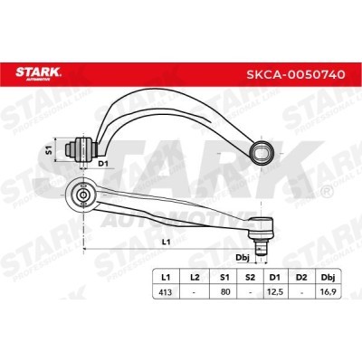 Control Arm Stark SKCA-0050740 SKCA-0050740 - photo 3