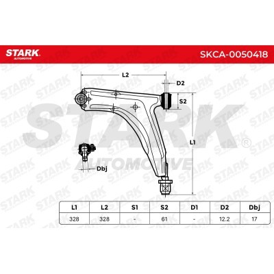 Control Arm Stark SKCA-0050418 SKCA-0050418 - photo 8