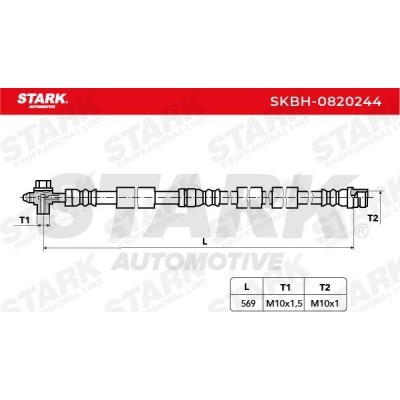 Brake Hose Stark SKBH-0820244 SKBH-0820244 - photo 7