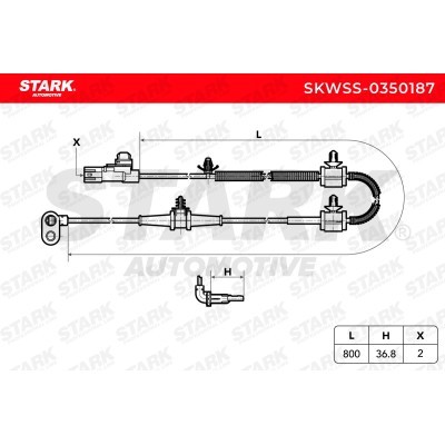 ABS Sensor Stark SKWSS-0350187 SKWSS-0350187 - photo 6