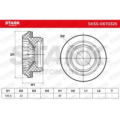 Strut Support Bearing Front Stark SKSS-0670325 SKSS-0670325 - photo 5