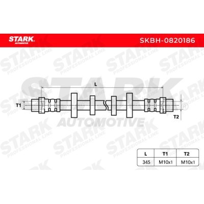 Brake Hose Stark SKBH-0820186 SKBH-0820186 - photo 3