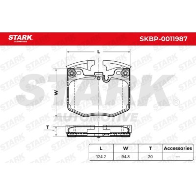 Brake Pads Set Stark SKBP-0011987 SKBP-0011987 - photo 5
