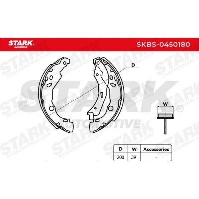 Brake Pads Set Stark SKBS-0450180 SKBS-0450180 - photo 5