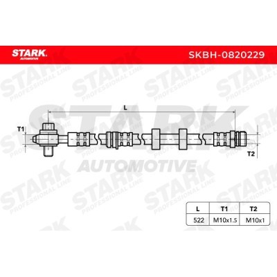 Brake Hose Stark SKBH-0820229 SKBH-0820229 - photo 7