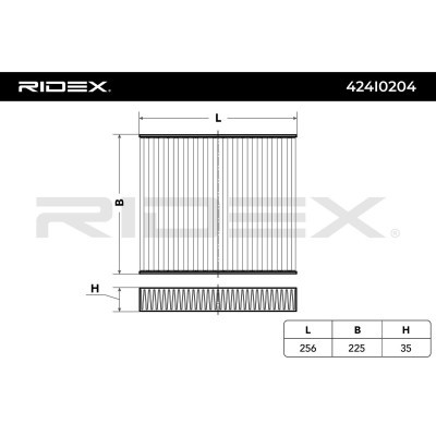 Cabin Air Filter RIDEX 424I0204 424I0204 - photo 3