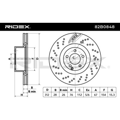 Brake Disc RIDEX 82B0848 82B0848 - photo 7