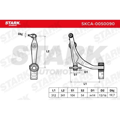 Control Arm Stark SKCA-0050090 SKCA-0050090 - photo 4