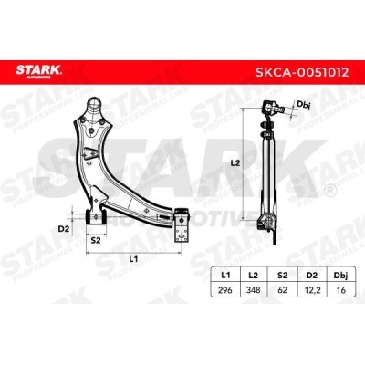 Control Arm Stark SKCA-0051012 SKCA-0051012 - photo 8
