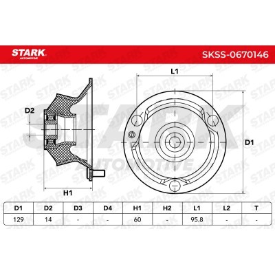 Strut Support Bearing Front Stark SKSS-0670146 SKSS-0670146 - photo 5