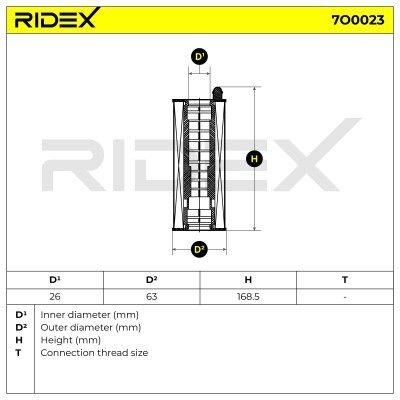 Oil Filter RIDEX 7O0023 7O0023 - photo 6