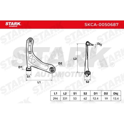 Control Arm Stark SKCA-0050687 SKCA-0050687 - photo 6