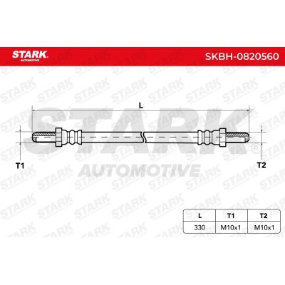 Brake Hose Stark SKBH-0820560 SKBH-0820560 - photo 6
