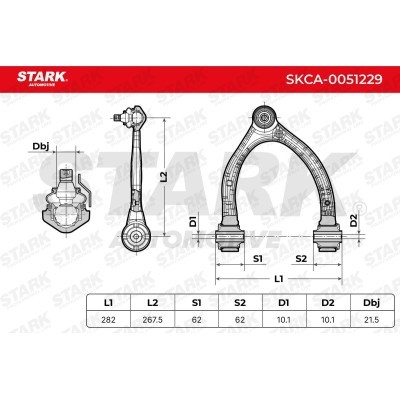 Control Arm Stark SKCA-0051229 SKCA-0051229 - photo 5