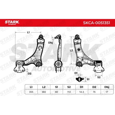 Control Arm Stark SKCA-0051351 SKCA-0051351 - photo 7