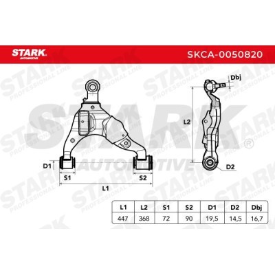 Control Arm Stark SKCA-0050820 SKCA-0050820 - photo 6