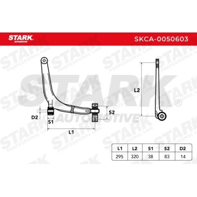 Control Arm Stark SKCA-0050603 SKCA-0050603 - photo 4