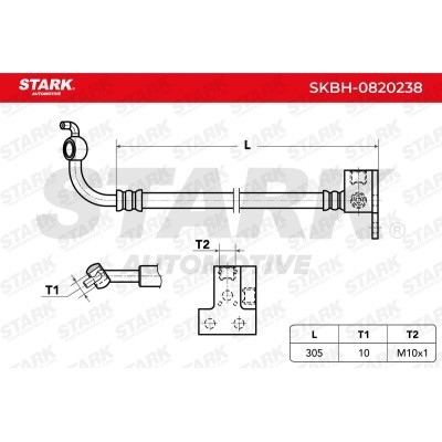 Brake Hose Stark SKBH-0820238 SKBH-0820238 - photo 4