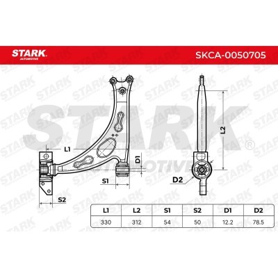 Control Arm Stark SKCA-0050705 SKCA-0050705 - photo 9