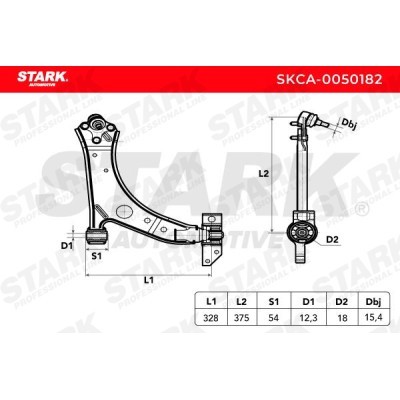 Control Arm Stark SKCA-0050182 SKCA-0050182 - photo 4